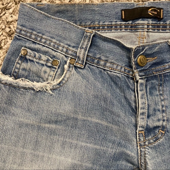 Just Cavalli Semi Destroyed Baby Bootcut Jeans - Picture 5 of 5